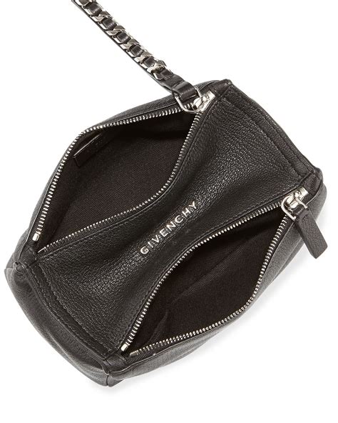 givenchy pandora leather wristlet zipper|Small Pandora bag in grained leather .